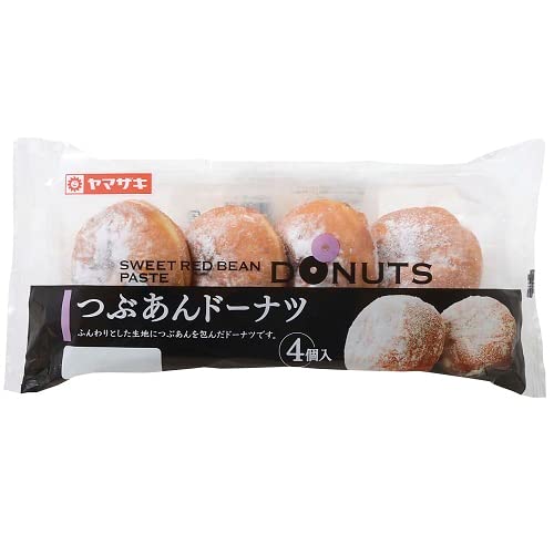 Amazon | ヤマザキ つぶあんドーナツ 4コ入 | yamasaki | 菓子パン 通販